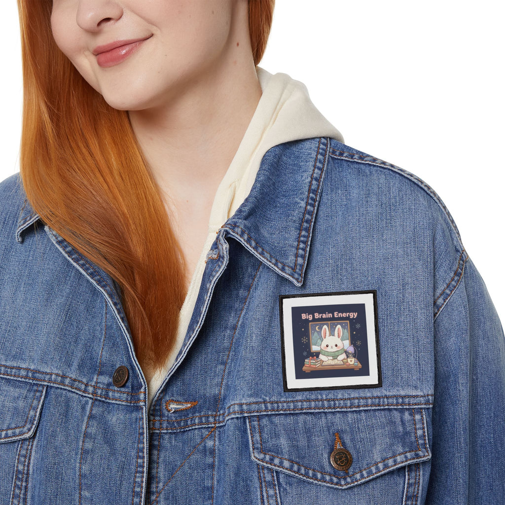 Bunny Iron-On Patch – Big Brain Energy