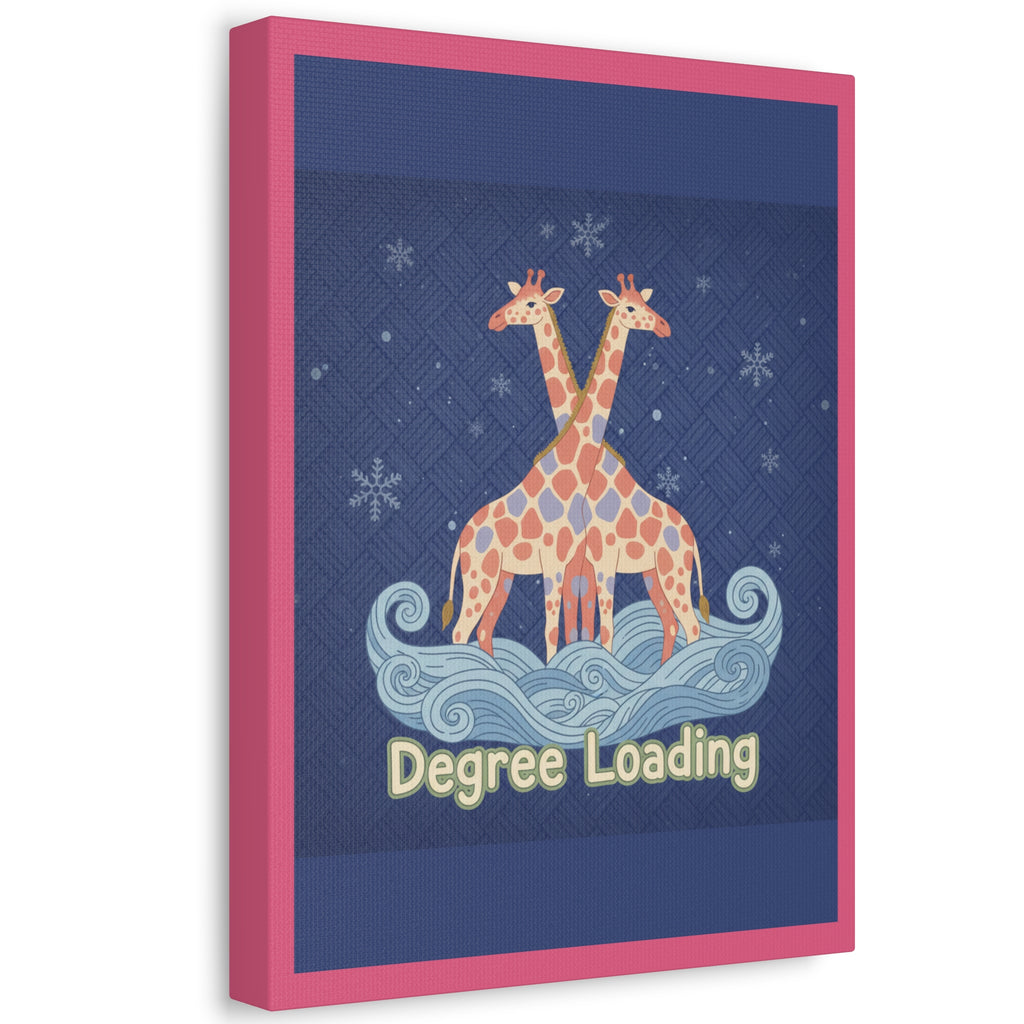 Degree Loading Giraffe Canvas