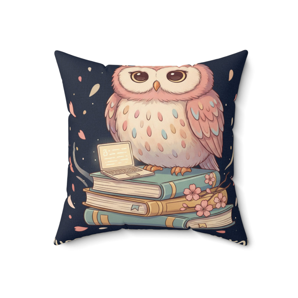 Owl Square Pillow – Success Looks Good on You