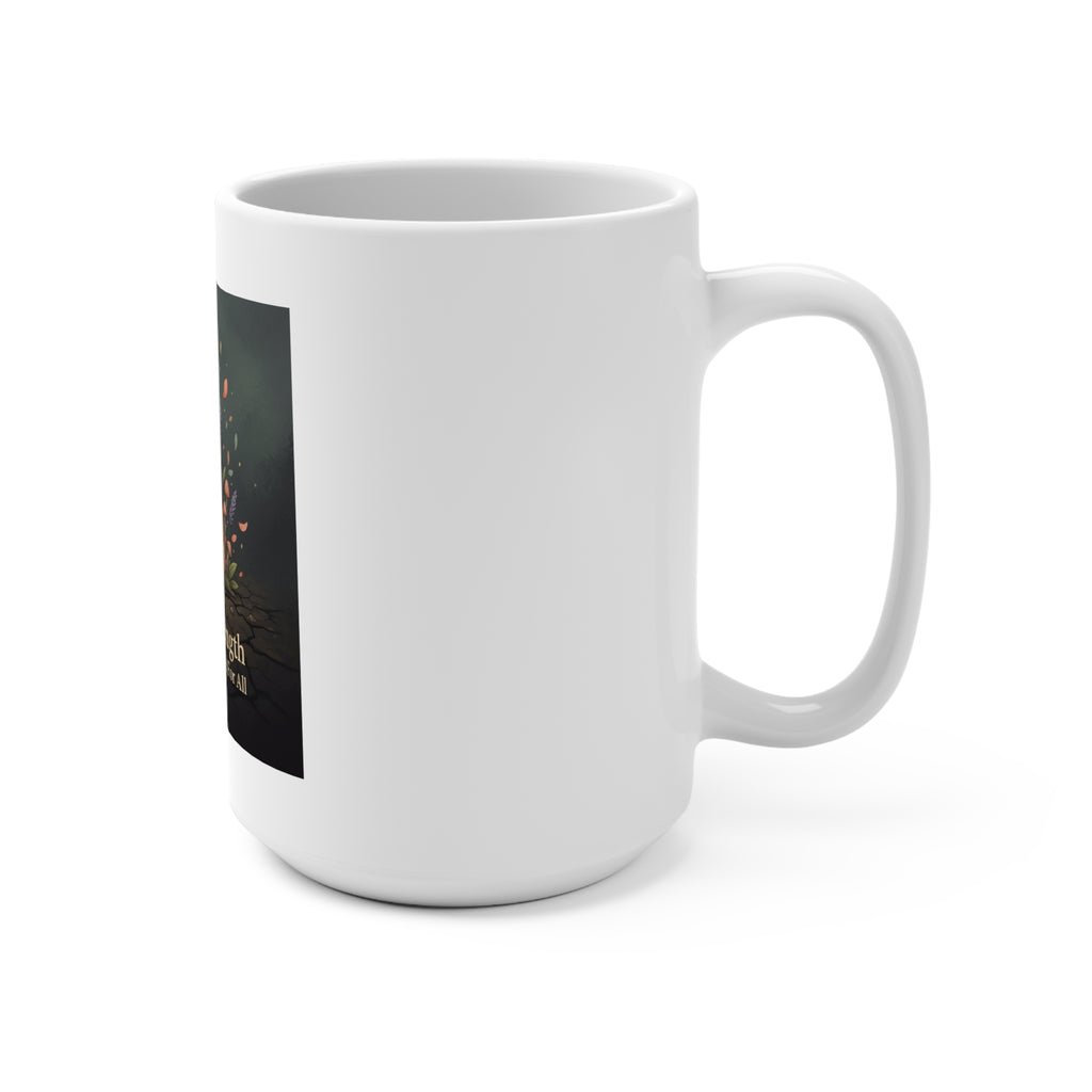 Bunny Mug 15oz – Gentle Strength Liberty and Justice for