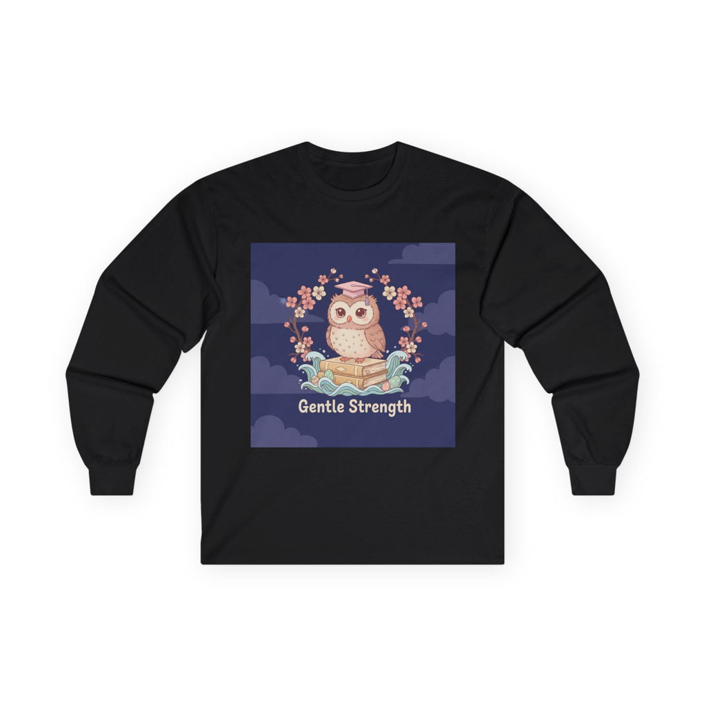 Owl Long Sleeve Tee – Gentle Strength