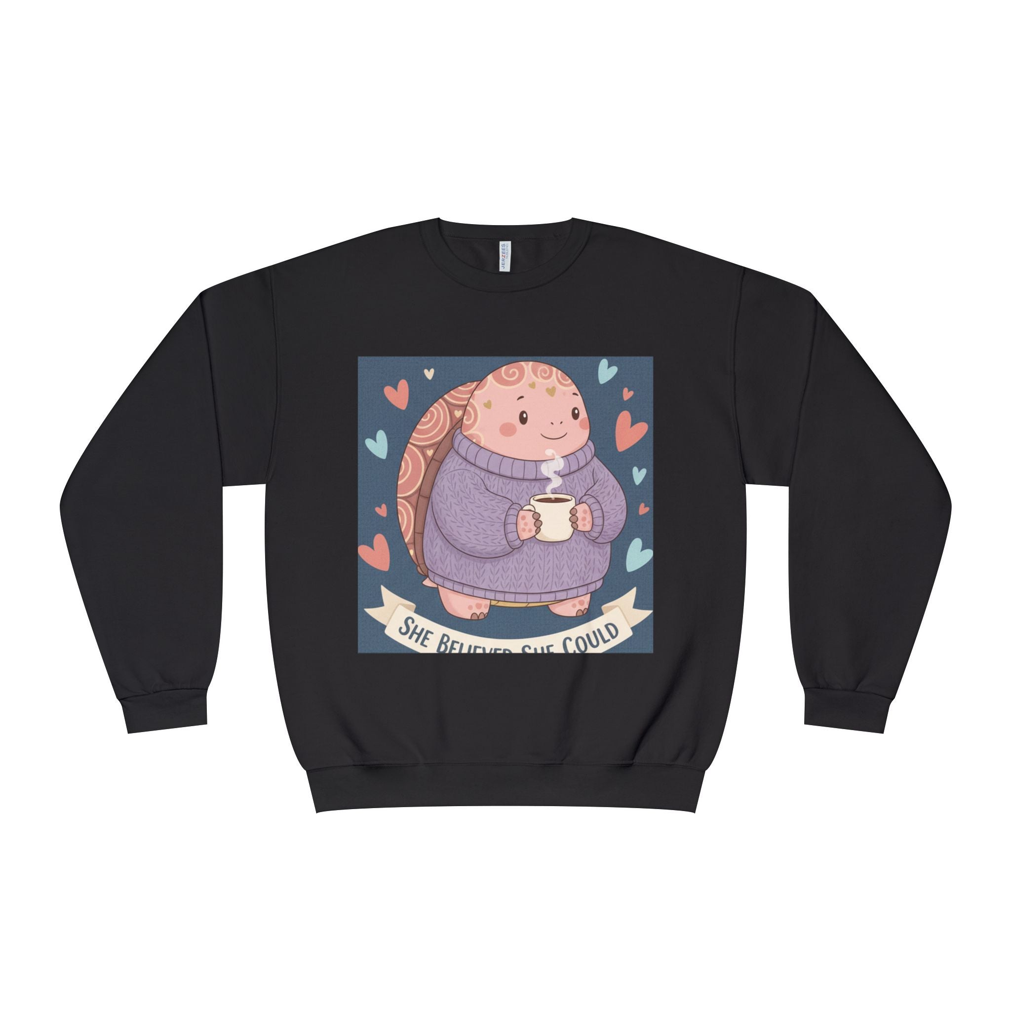 Turtle Crewneck Sweatshirt – She Believed She Could