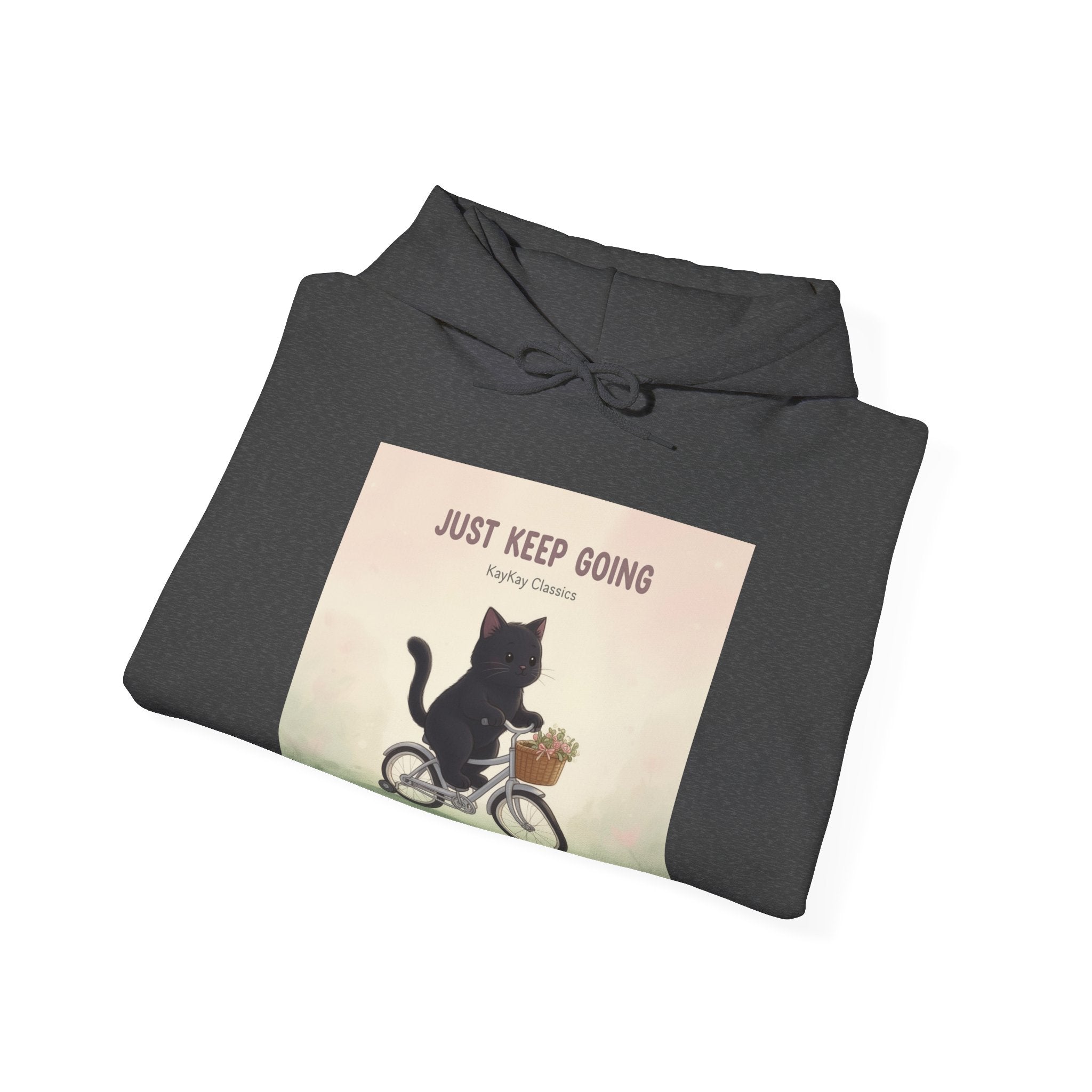 JUST KEEP GOING Cat Hoodie