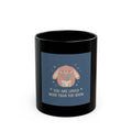 Bunny Black Mug 11oz – Be Gentle With Yourself