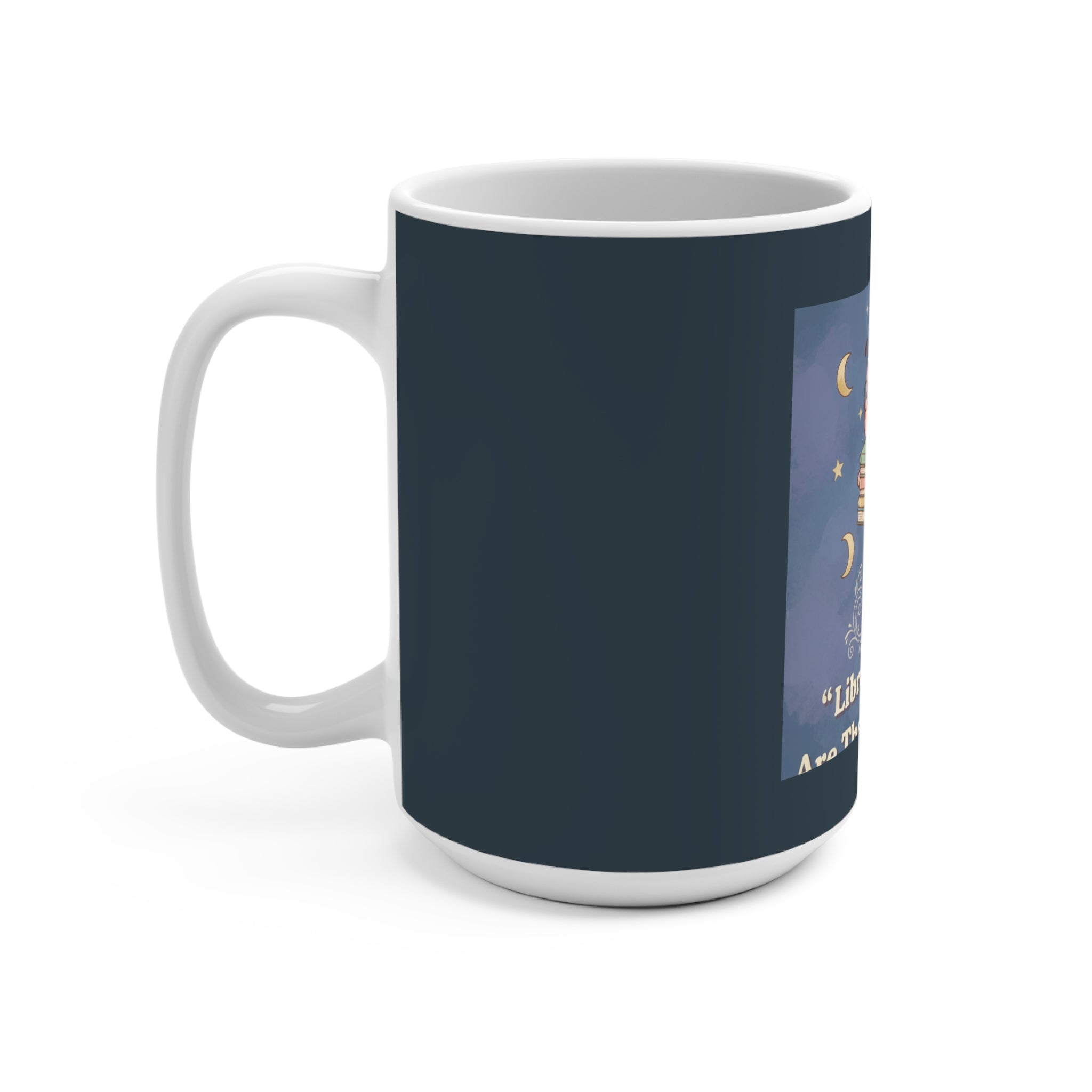 Bee Mug 15oz – Library Days Are the Best Days