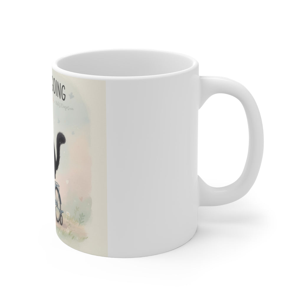 JUST KEEP GOING Cat Mug 11oz