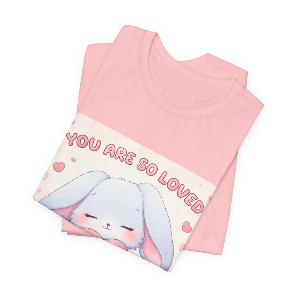 "YOU ARE SO LOVED" Black Cat Women Tee | College Girl Gift | Fashion | KayKay Classics