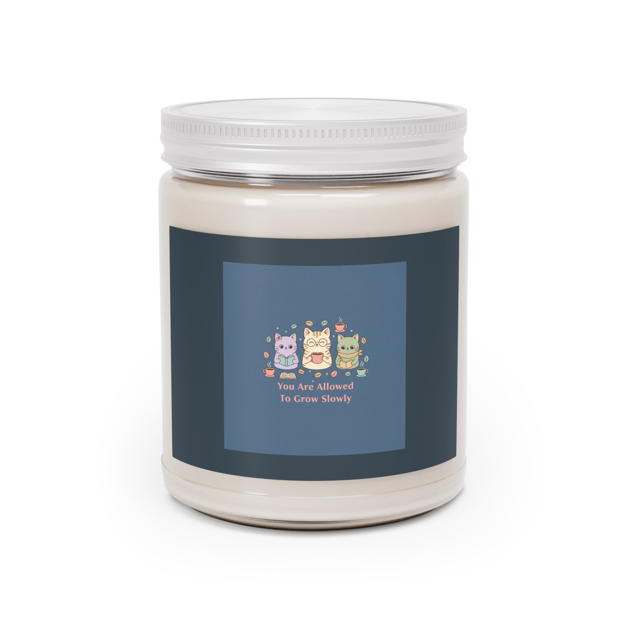 Cats With Glasses Scented Candle – You Are Allowed to Grow Slowly