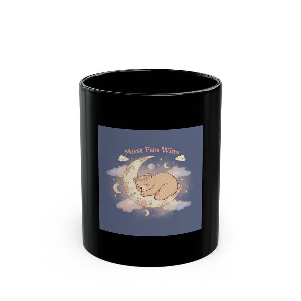 Bear Black Mug 11oz – Most Fun Wins