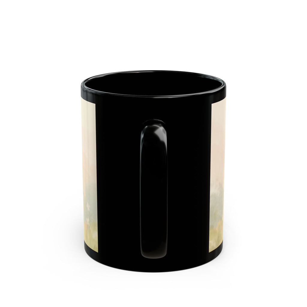 JUST KEEP GOING Black Mug 11oz