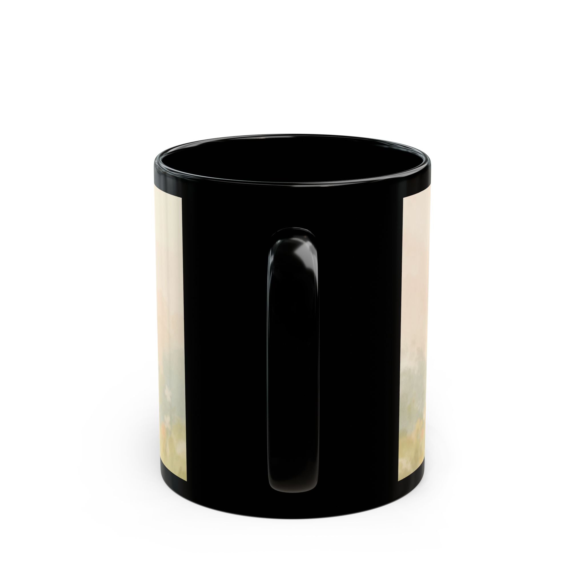 JUST KEEP GOING Black Mug 11oz