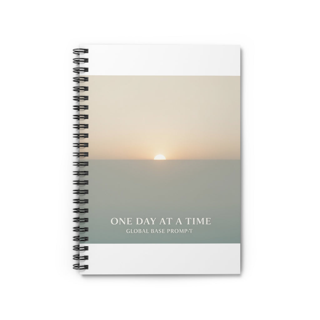 ONE DAY AT A TIME Spiral Notebook
