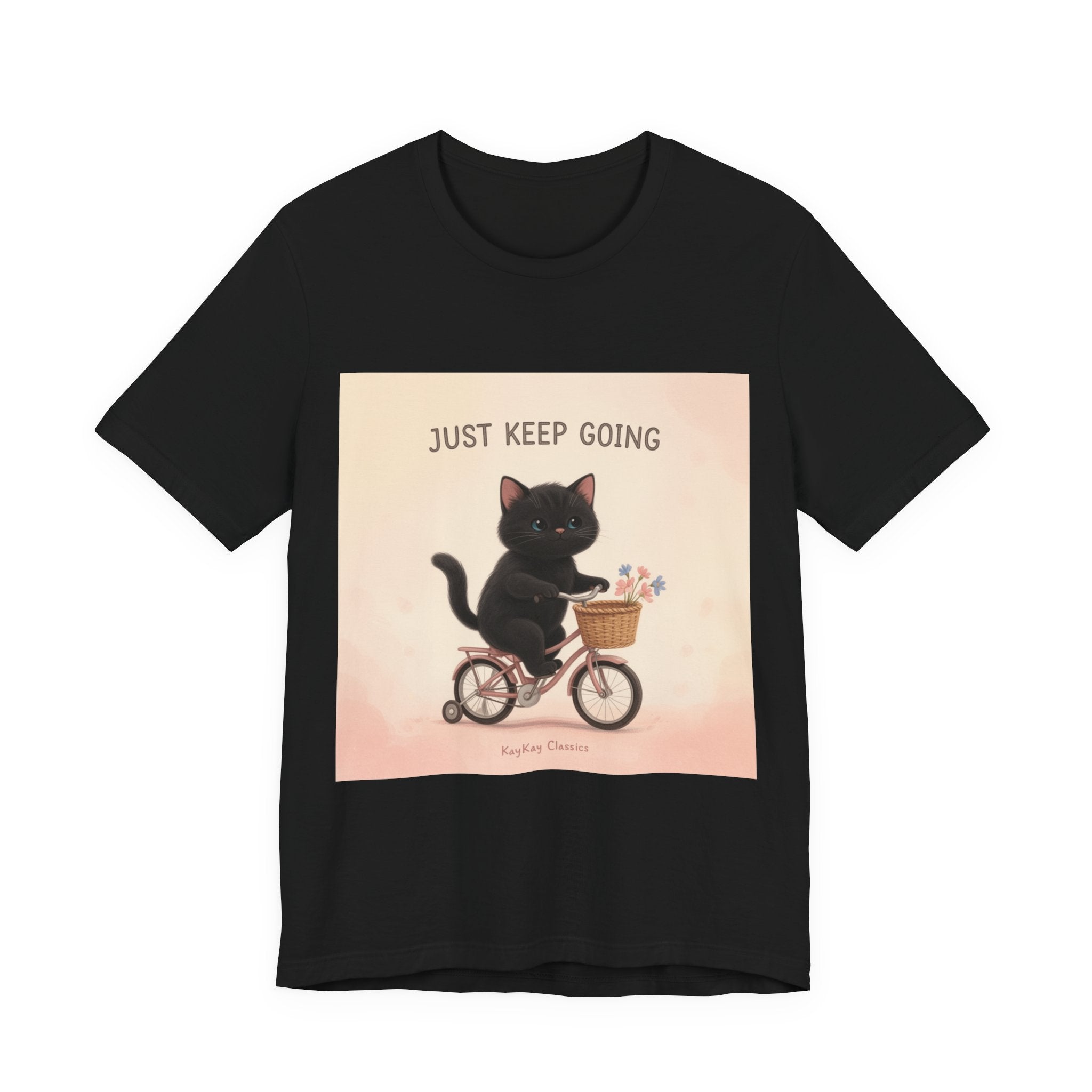 "Life Behind Bars" Black Cat Women Tee | College Girl Gift | Fashion | KayKay Classics
