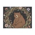 Bear Canvas Print – Study Buddy Vibes
