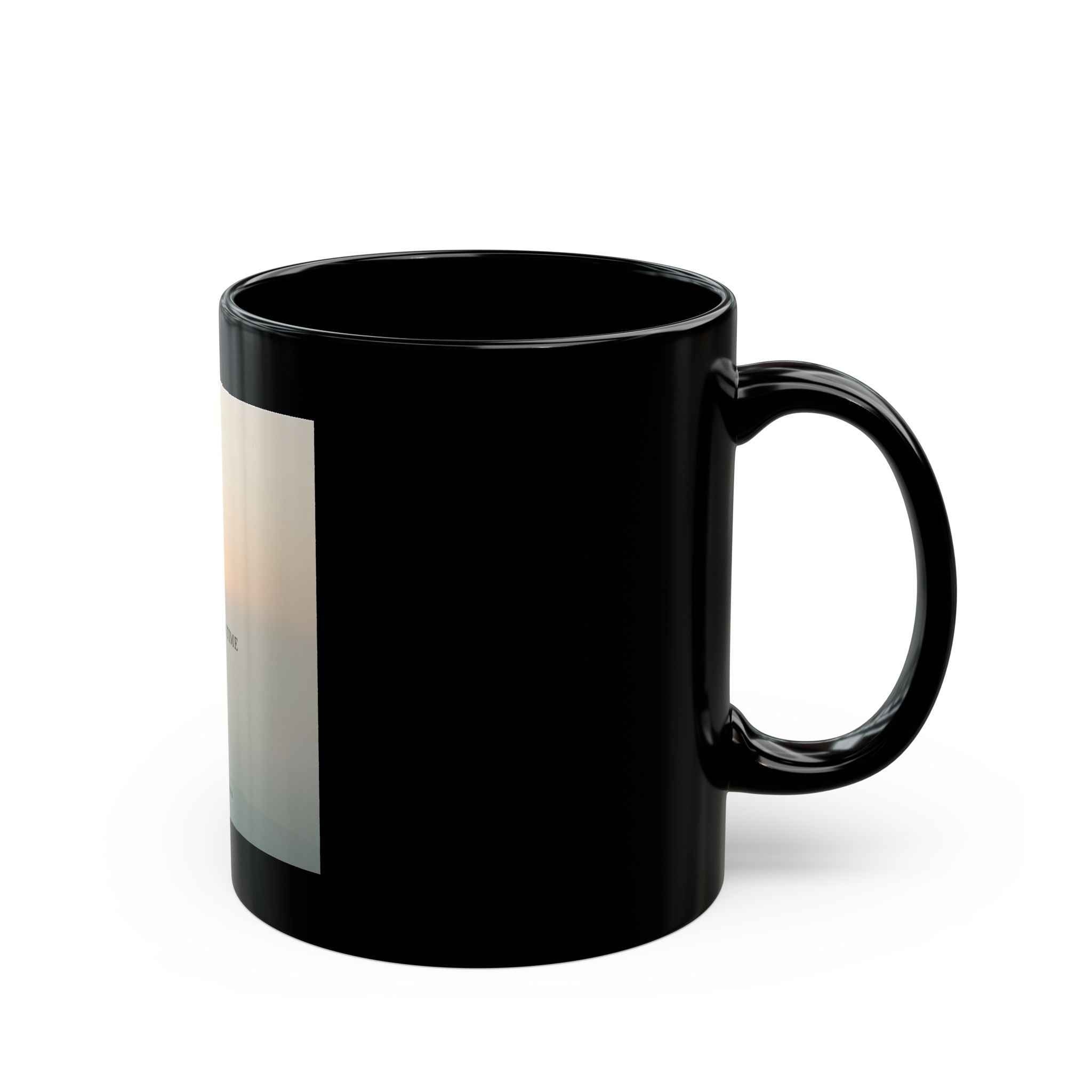 ONE DAY AT A TIME Black Mug
