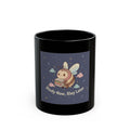 Bunny Black Mug 11oz