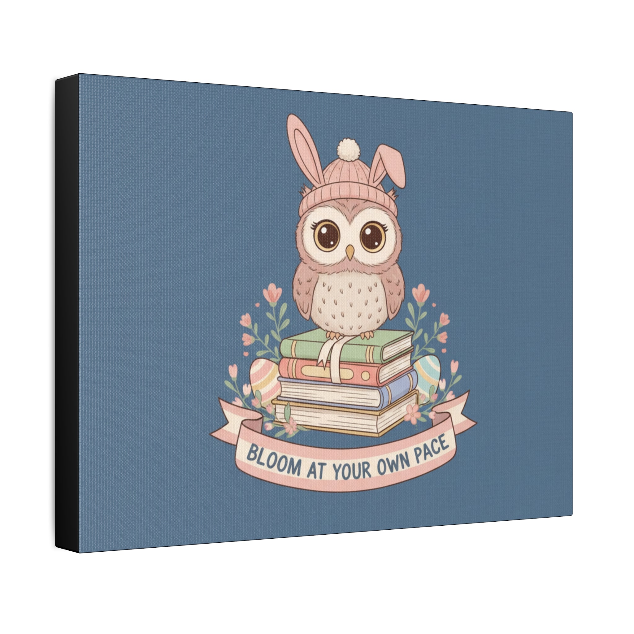 Bunny Canvas Print – Bloom at Your Own Pace