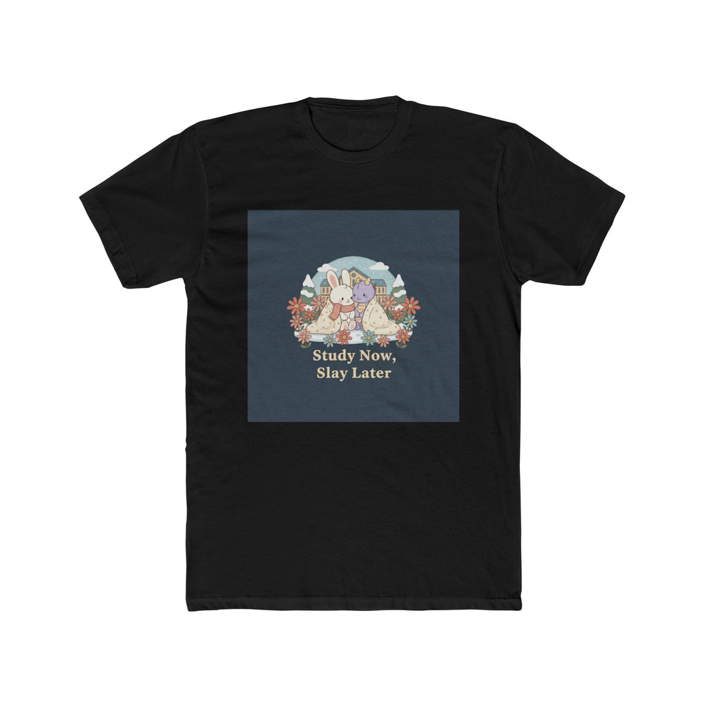 Study Now, Slay Later Bunny, unicorn Unisex Tee