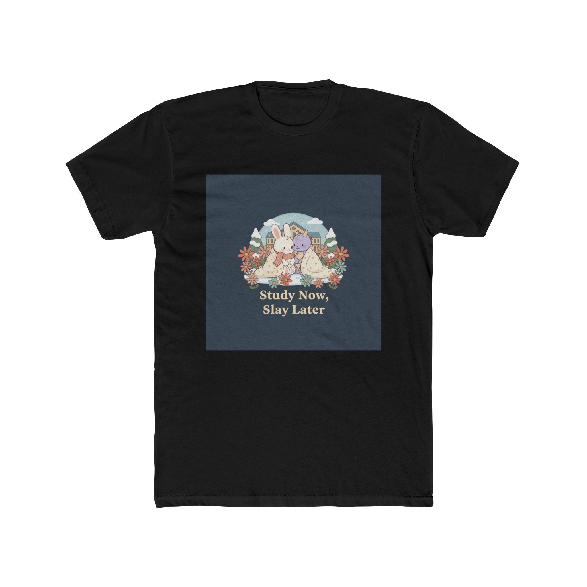 Study Now, Slay Later Bunny, unicorn Unisex Tee