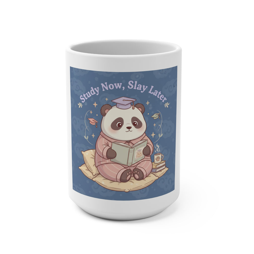 Bear Mug 15oz – Study Now Slay Later