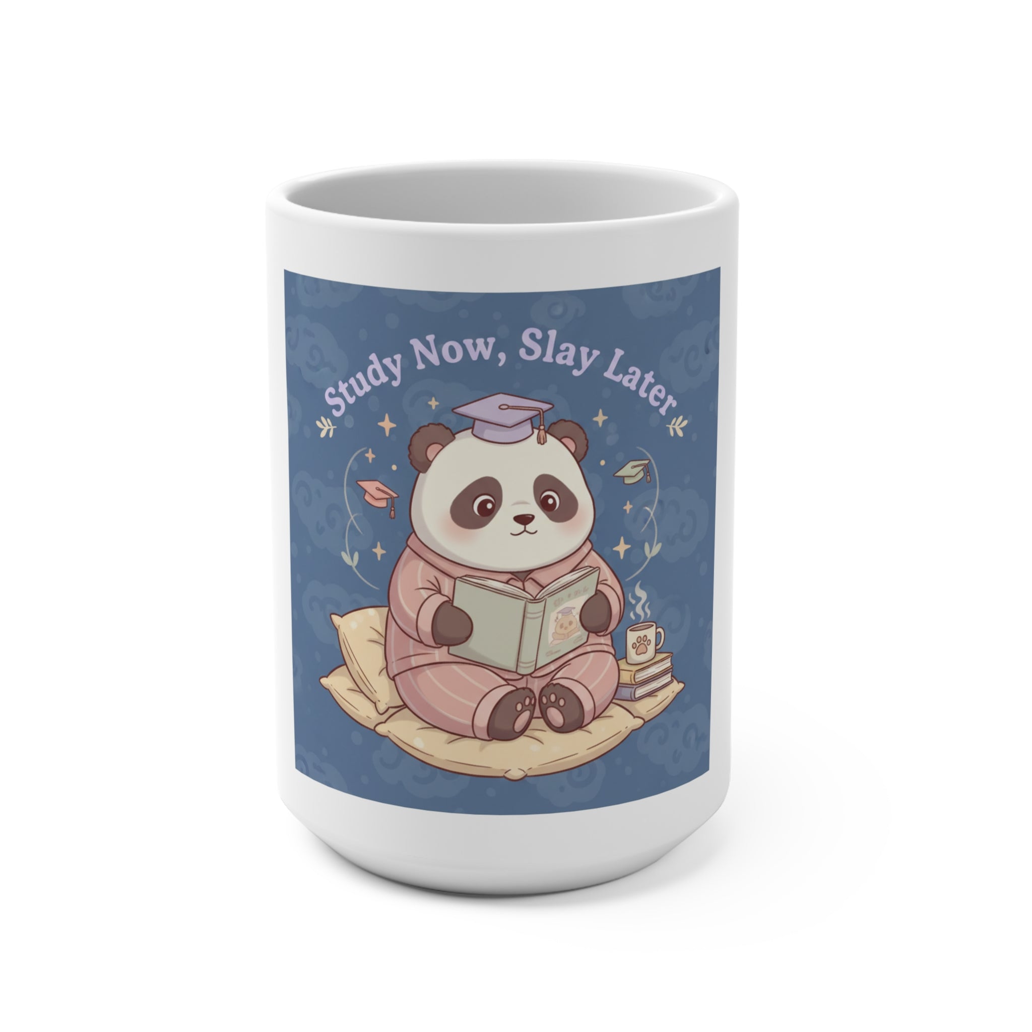 Bear Mug 15oz – Study Now Slay Later