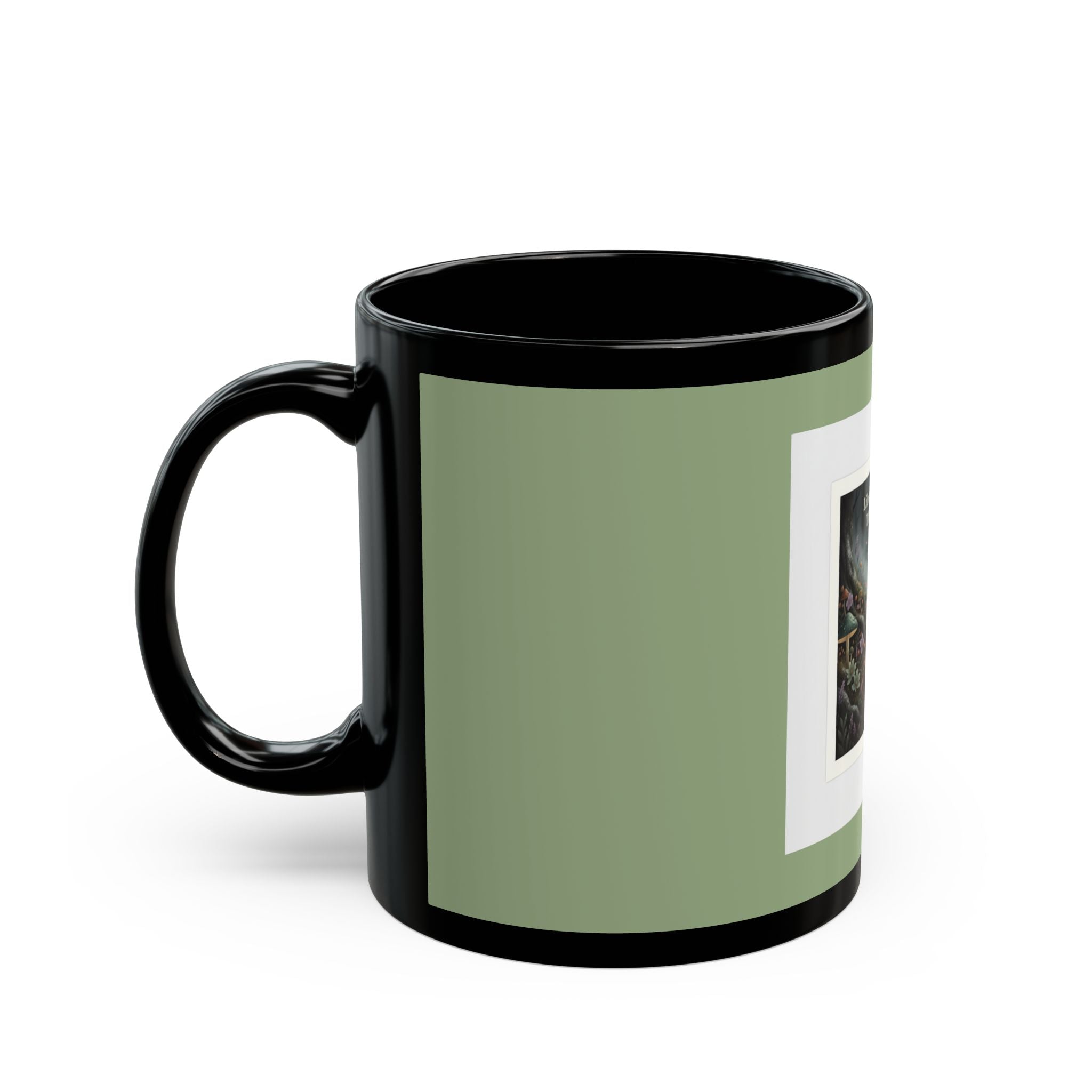 Cat Black Mug 11oz – Library Days Are the Best Days