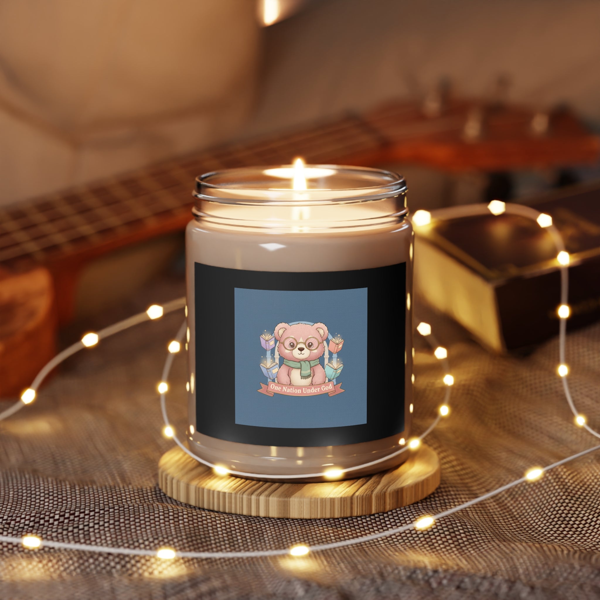 Bear Scented Candle – One Nation Under God