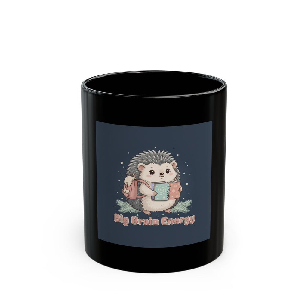 Bunny Black Mug 11oz – Big Brain Energy