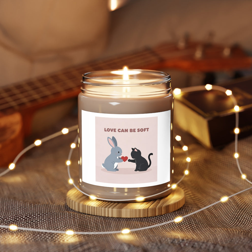 LOVE CAN BE SOFT Rabbit, cat Scented Candle