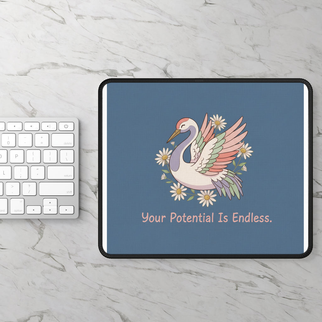 Crane Mouse Pad – Your Potential is Endless