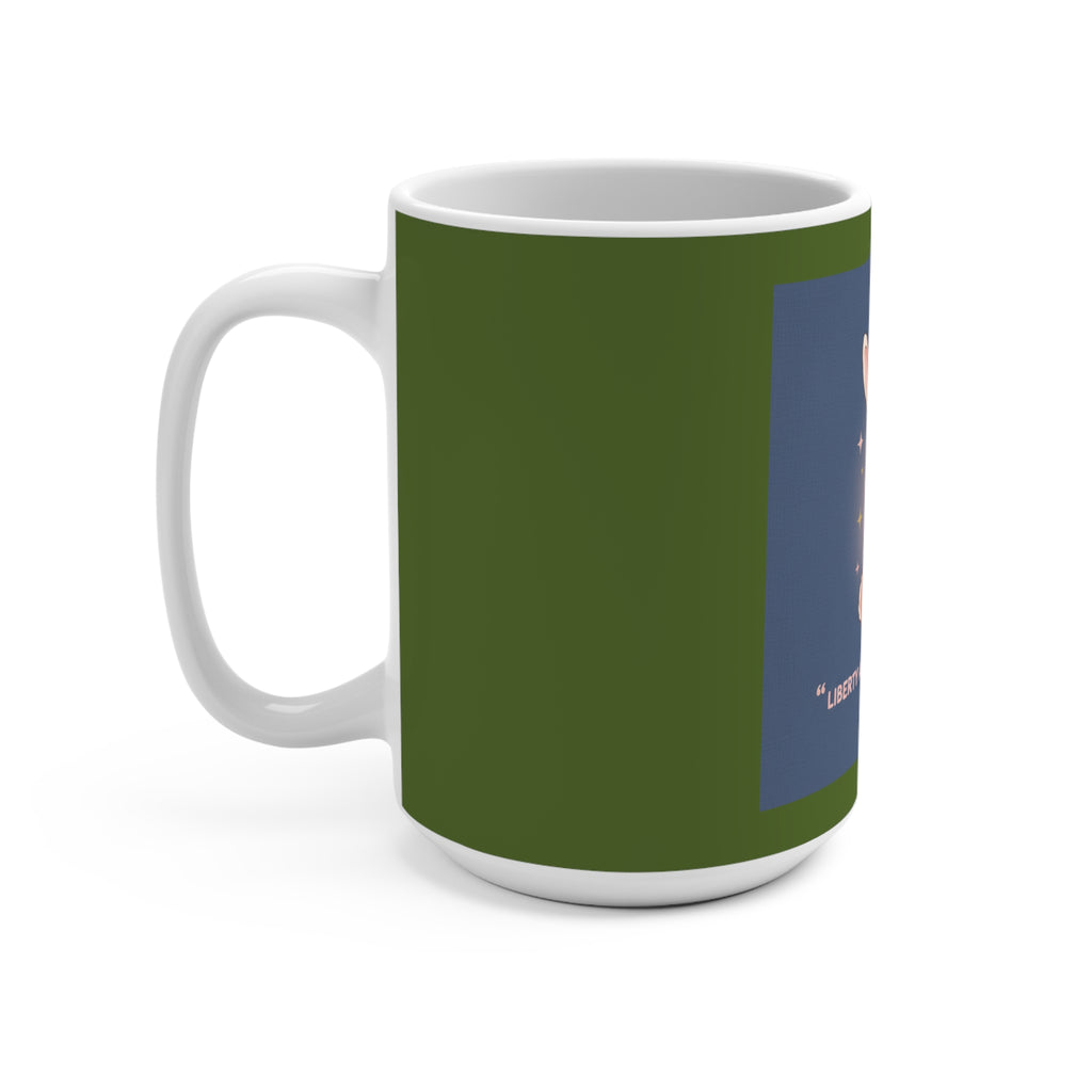 Rabbit Mug 15oz – Liberty and Justice for All