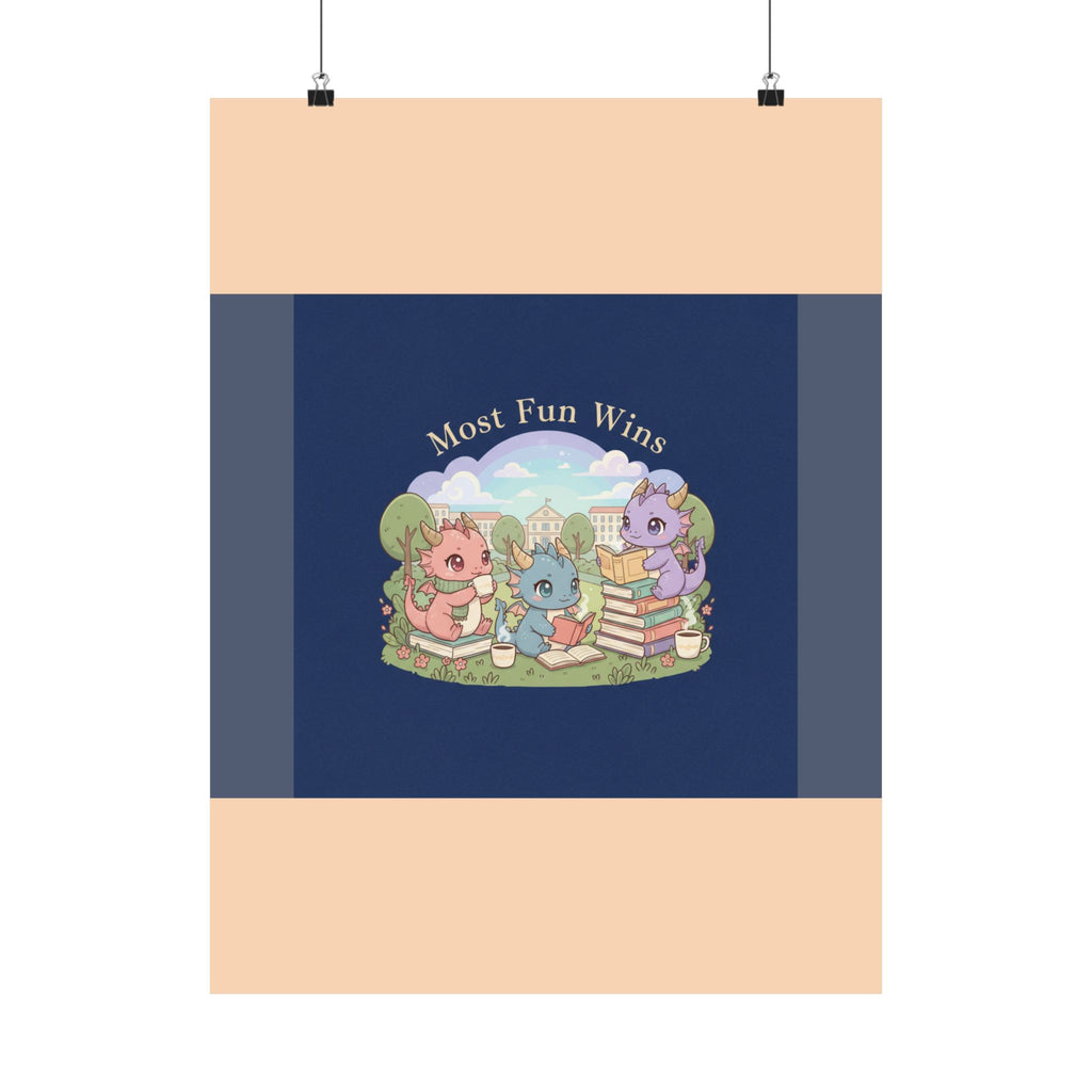Baby Dragons Poster – Most Fun Wins