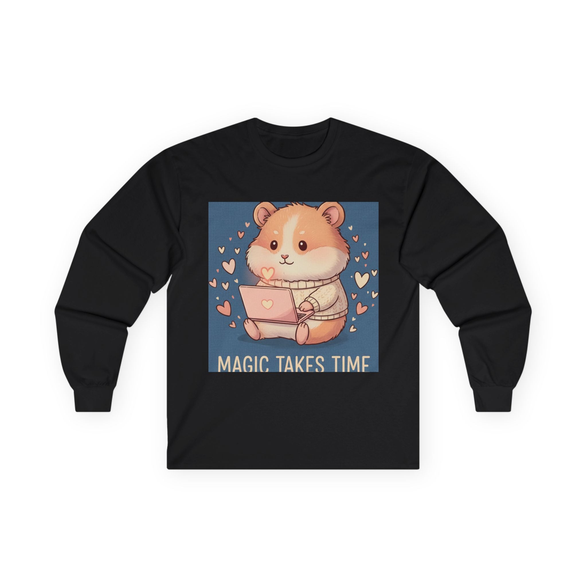 Hamster Long Sleeve Tee – Magic Takes Time