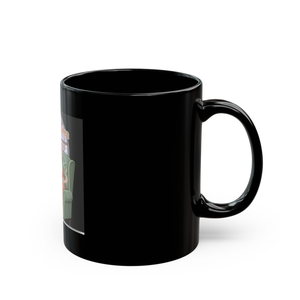 Bunny Black Mug 11oz – Campus Queen