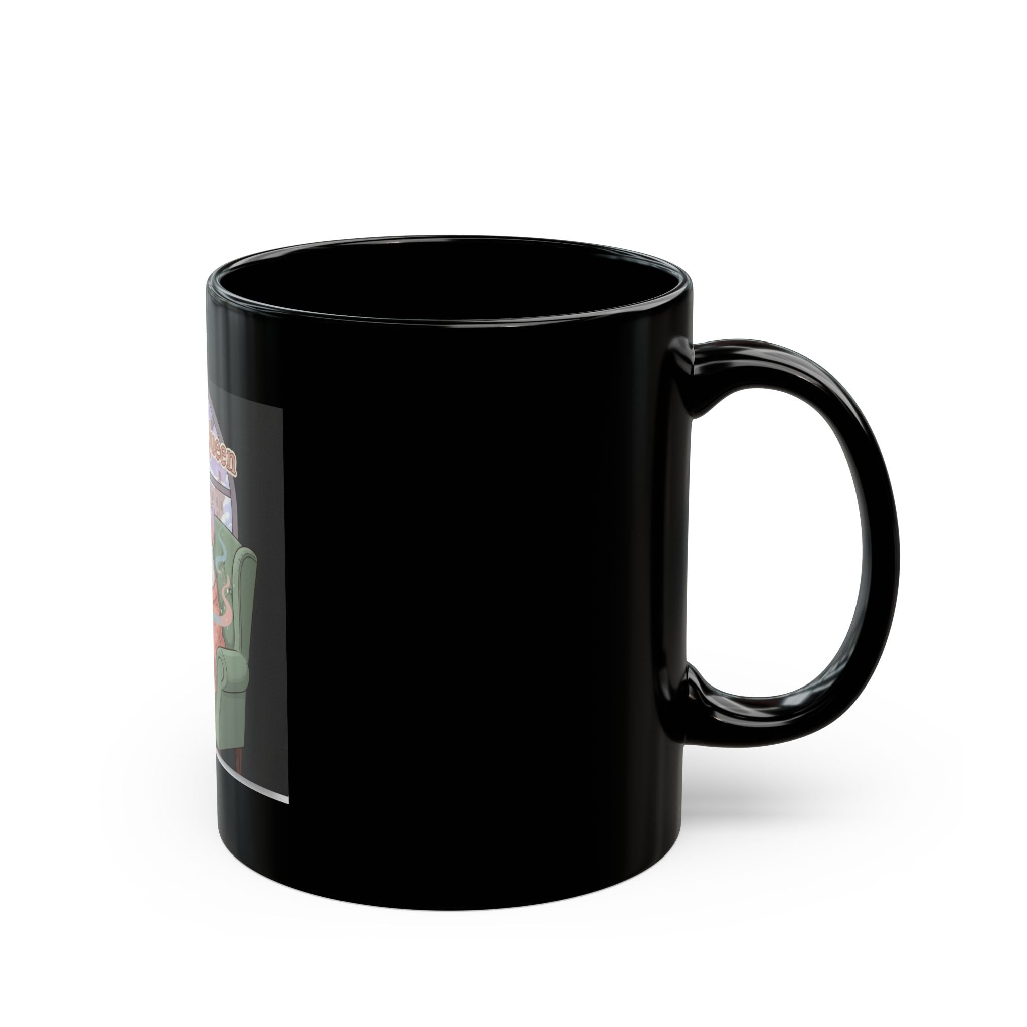 Bunny Black Mug 11oz – Campus Queen