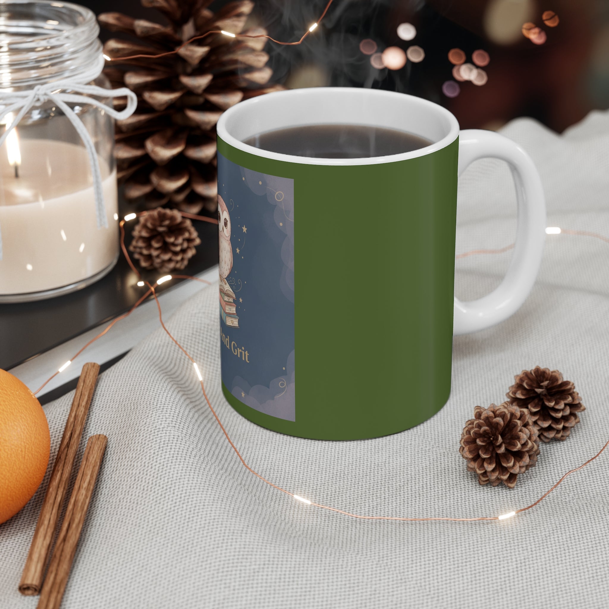 Owl Mug 11oz – Grace and Grit