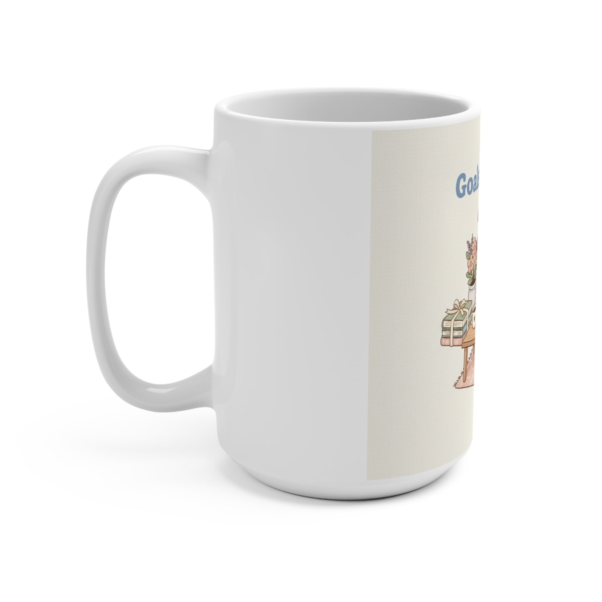Goals On Goals Cat Mug 15oz