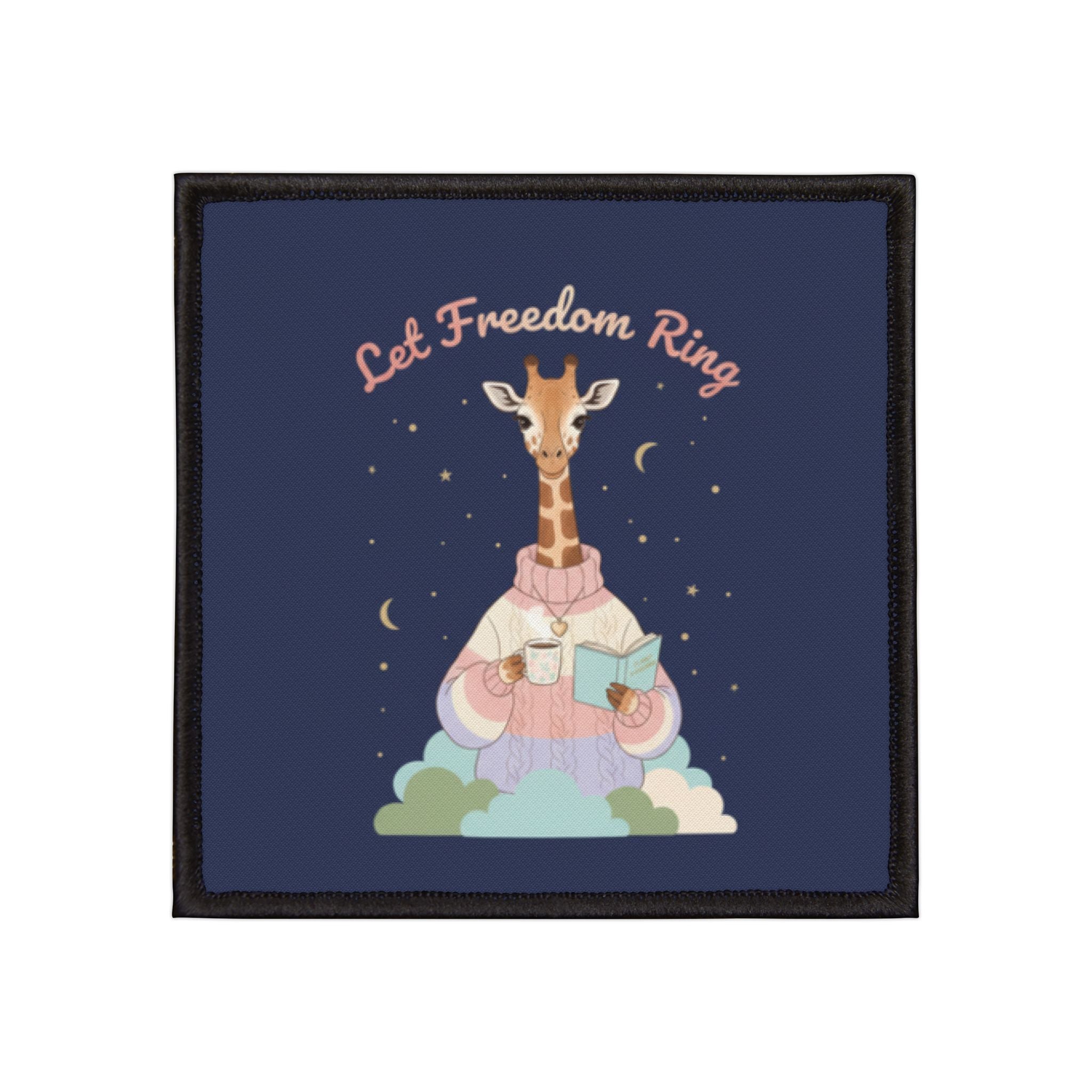 Giraffe Iron-On Patch – Let Freedom Ring