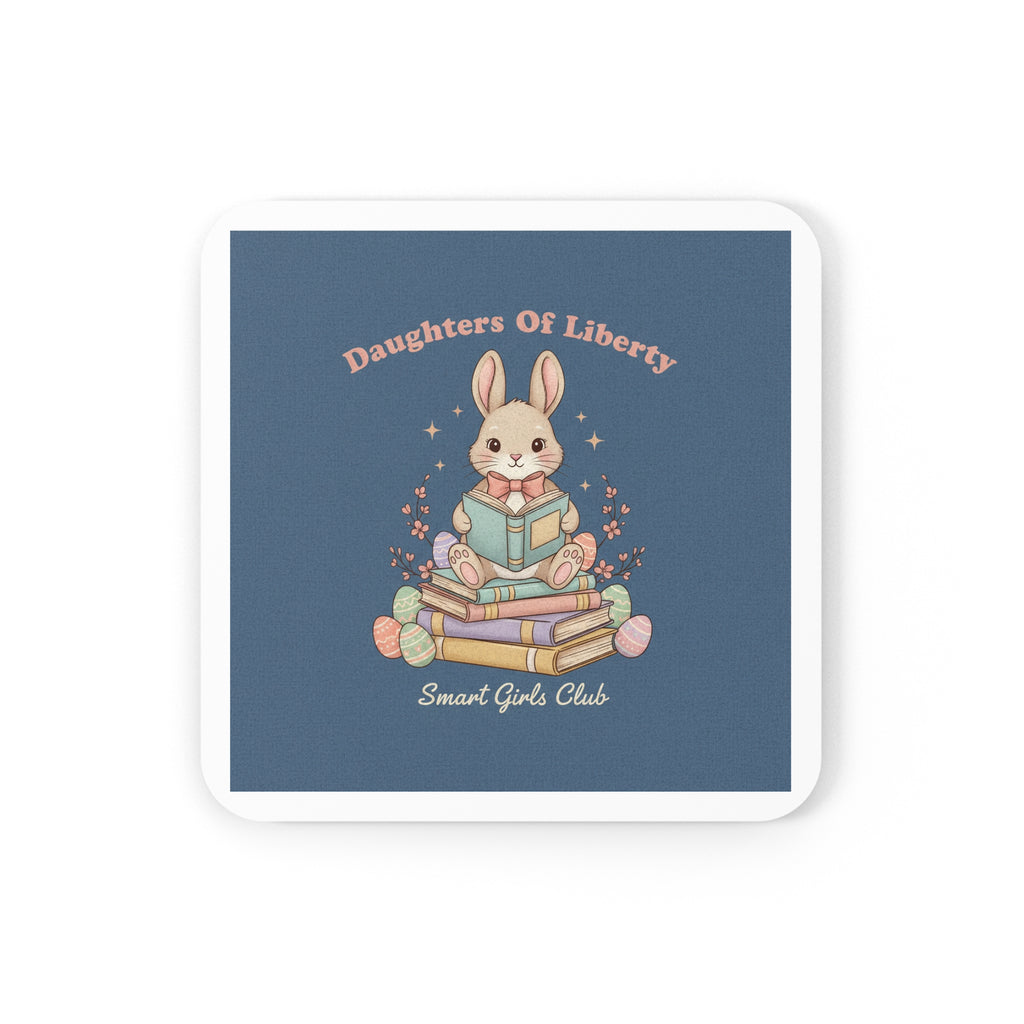 Bunny Cork Coaster – Daughters of Liberty Smart Girls Club