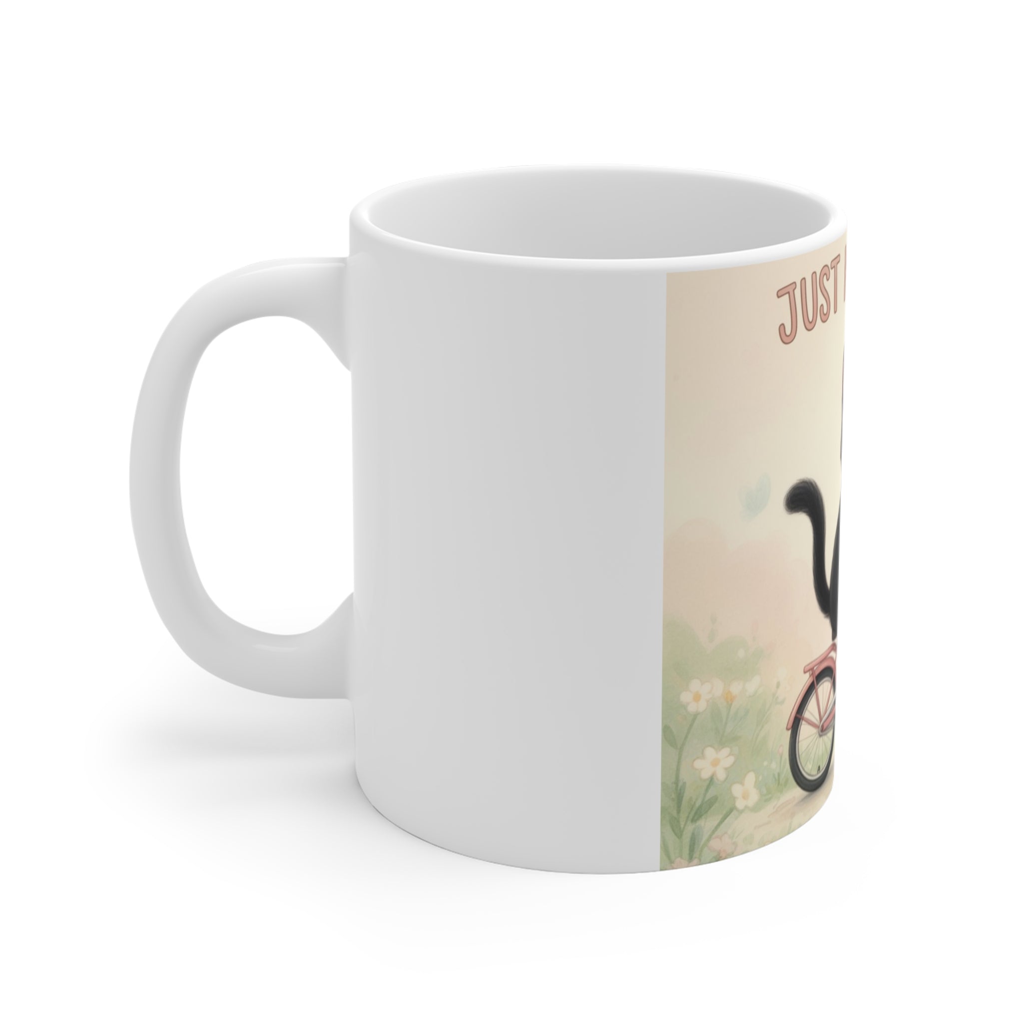 JUST KEEP GOING Cat Mug 11oz