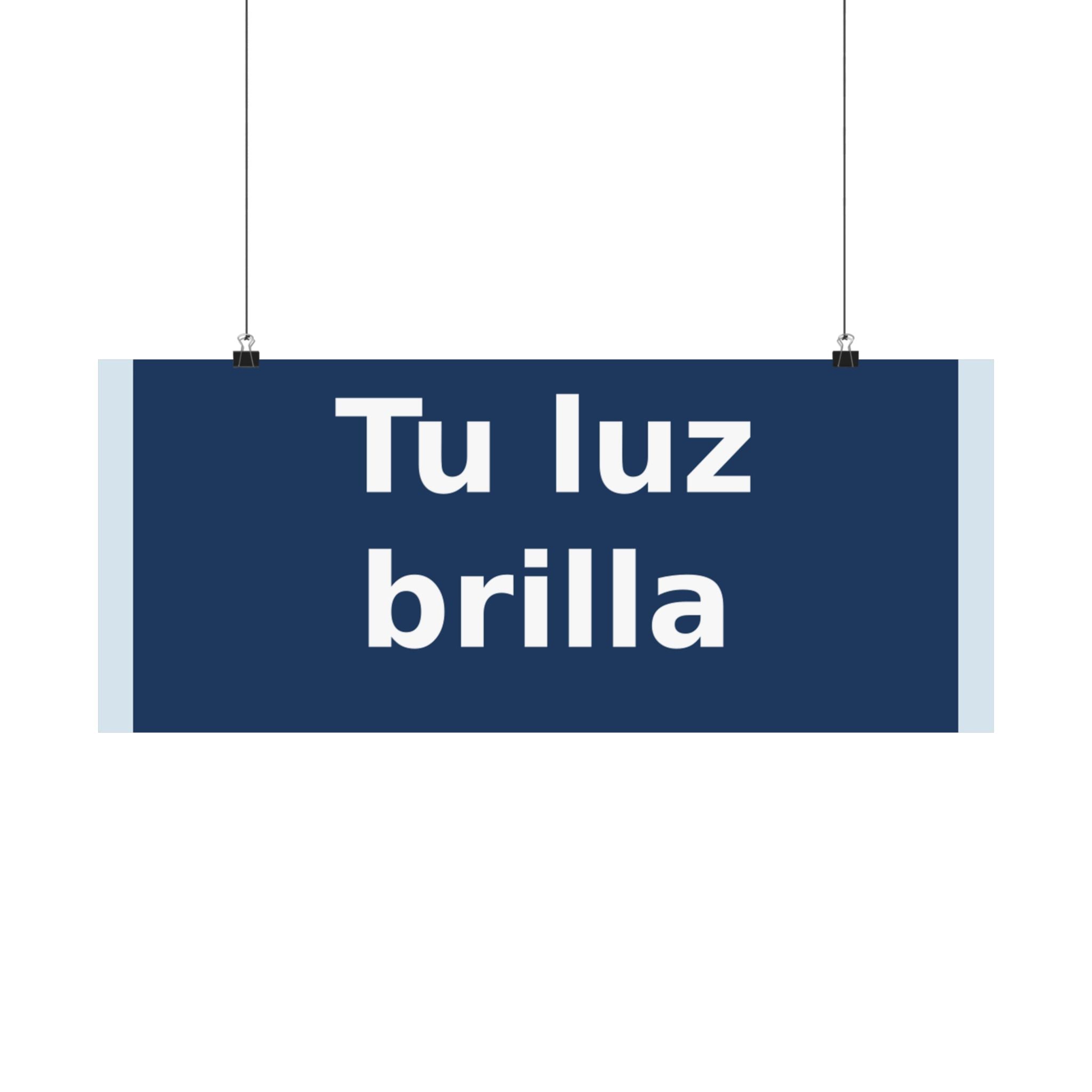 "Tu luz brilla" Black Cat Poster | Trendy Gift for Her | Lifestyle | KayKay Classics