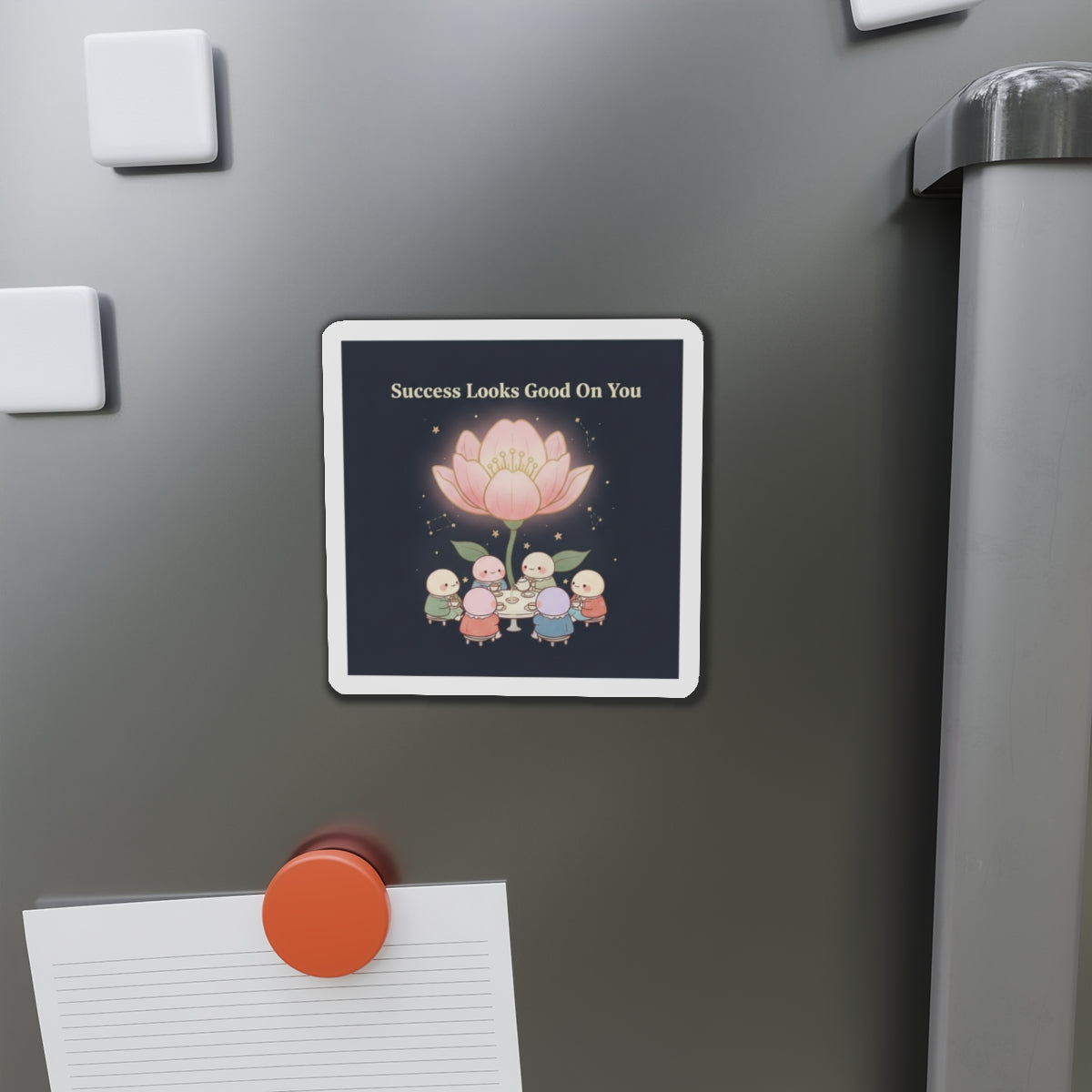 Tiny Chibi Creatures Die-Cut Magnet – Success Looks Good on You
