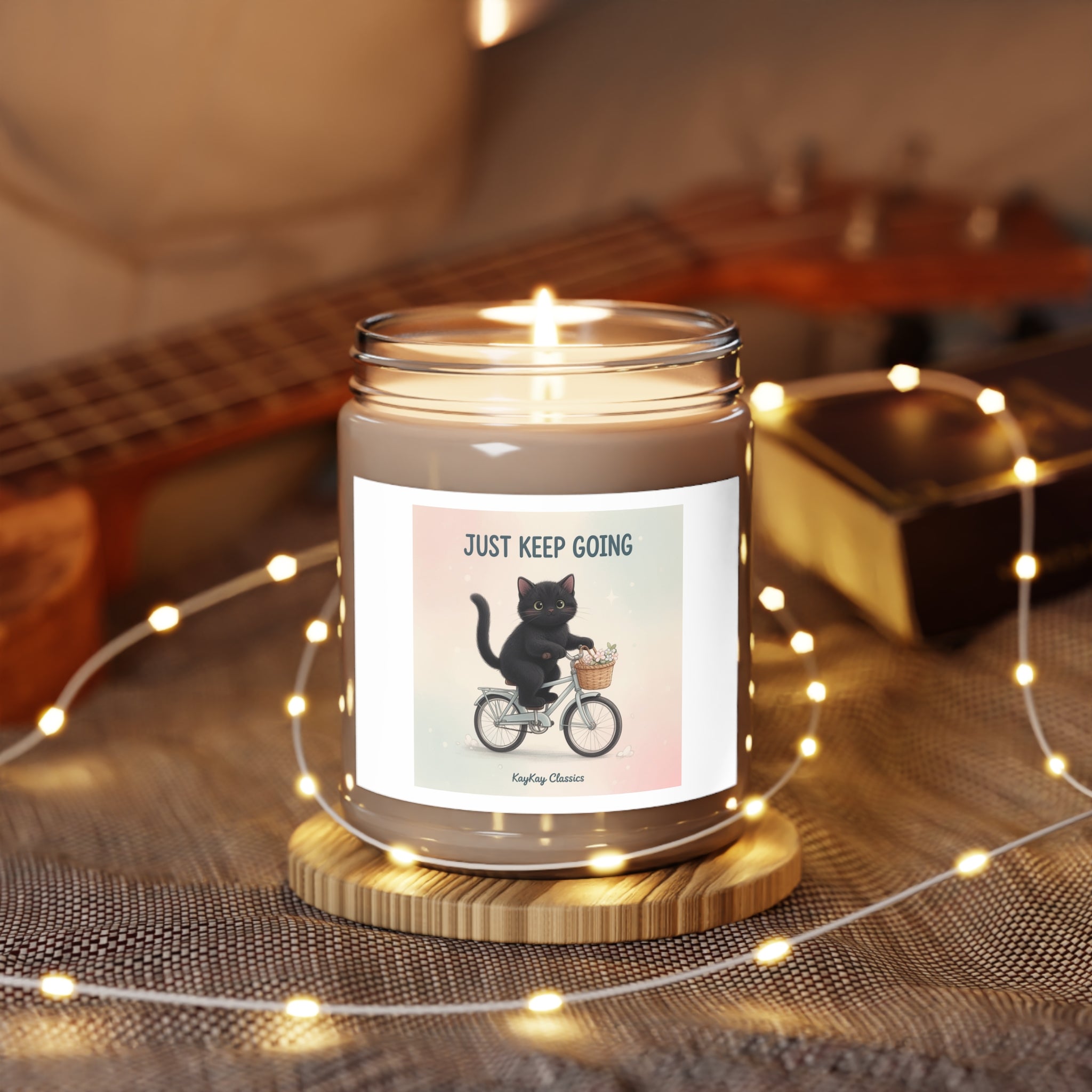 JUST KEEP GOING Cat Scented Candle
