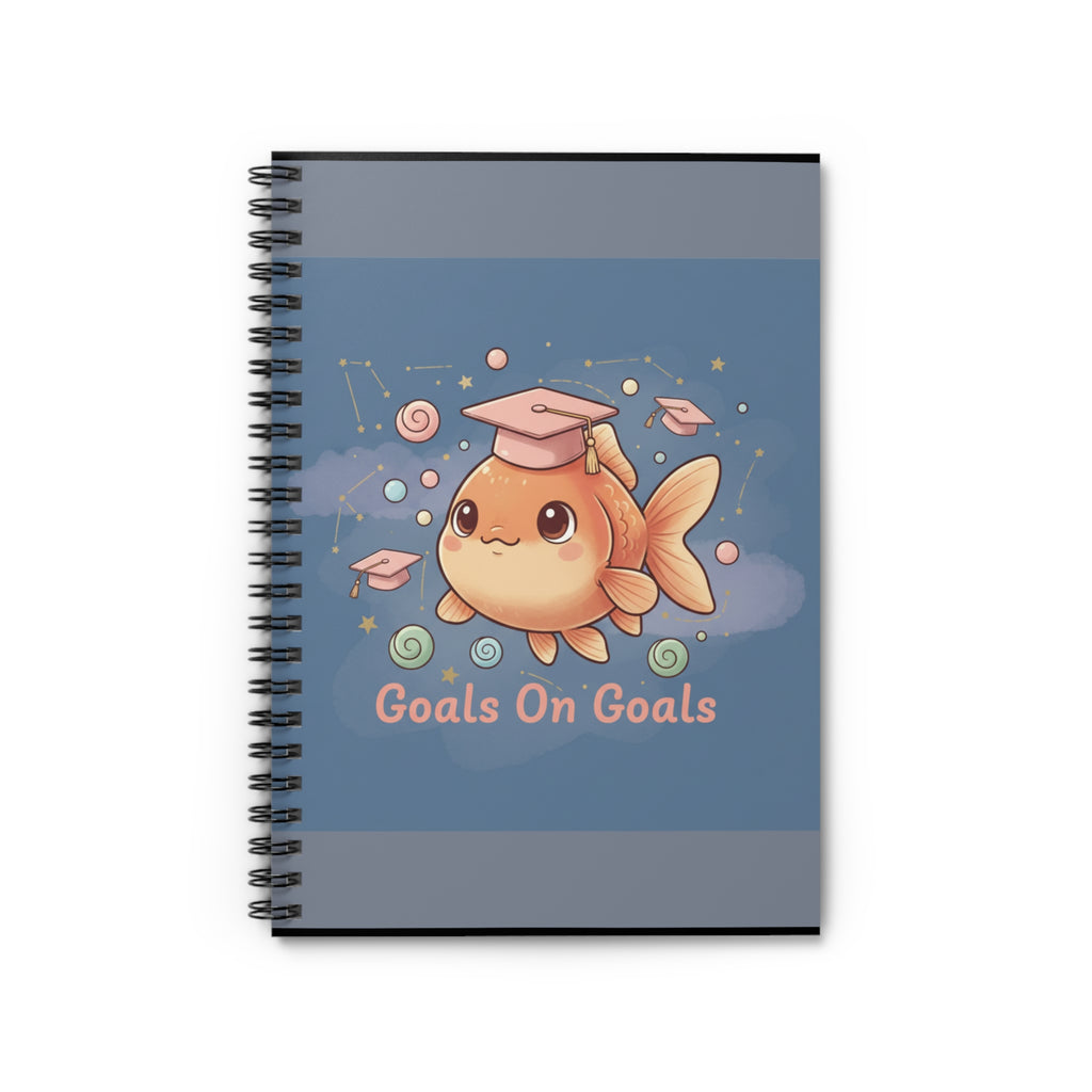 Goldfish Spiral Notebook – Goals on Goals
