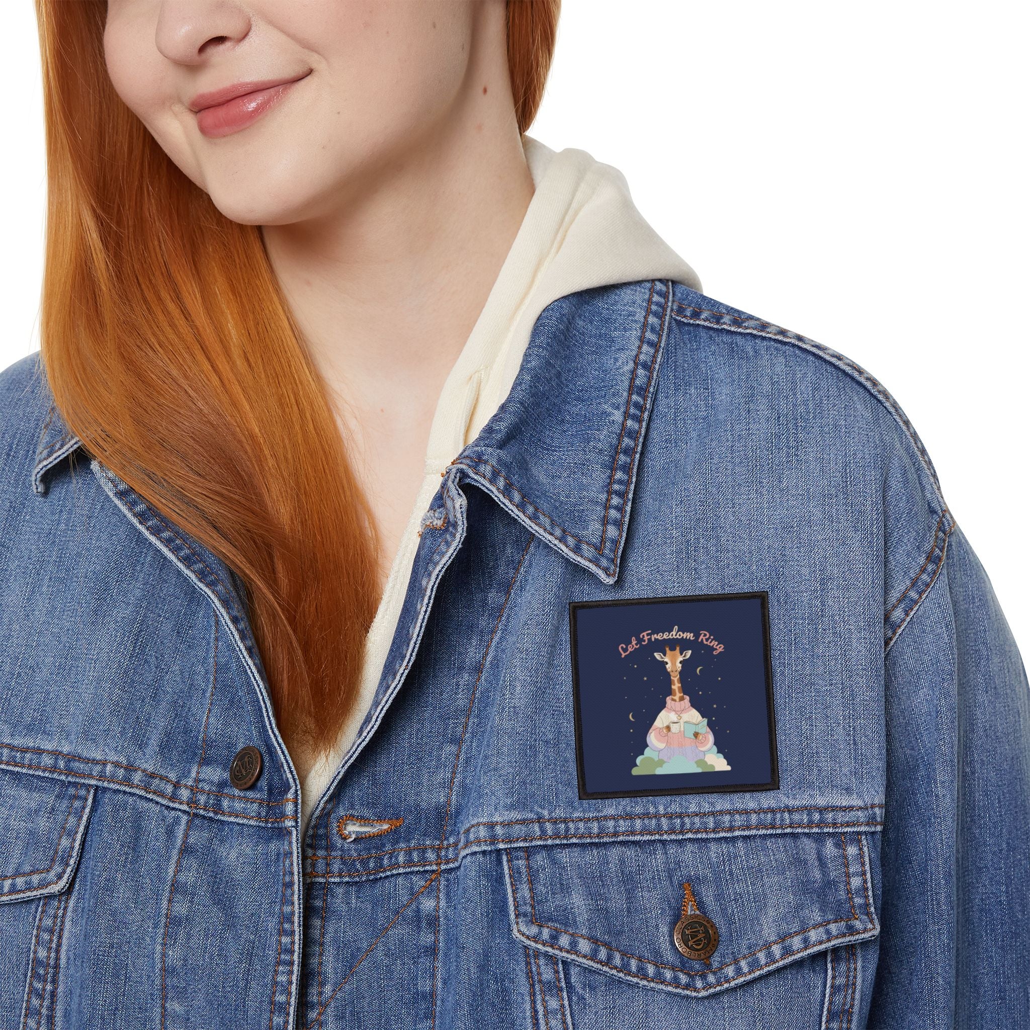 Giraffe Iron-On Patch – Let Freedom Ring