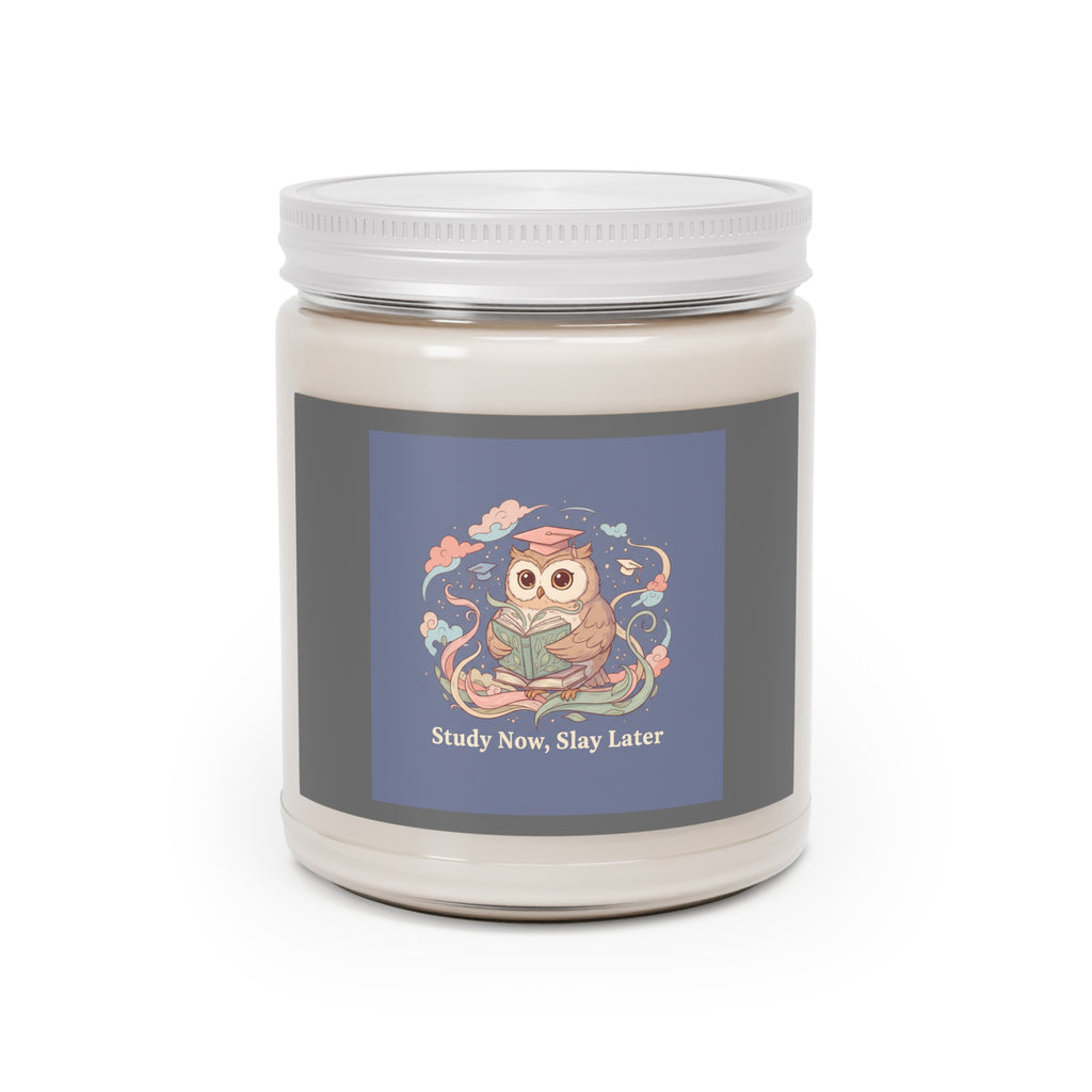 Owl Scented Candle – Study Now Slay Later