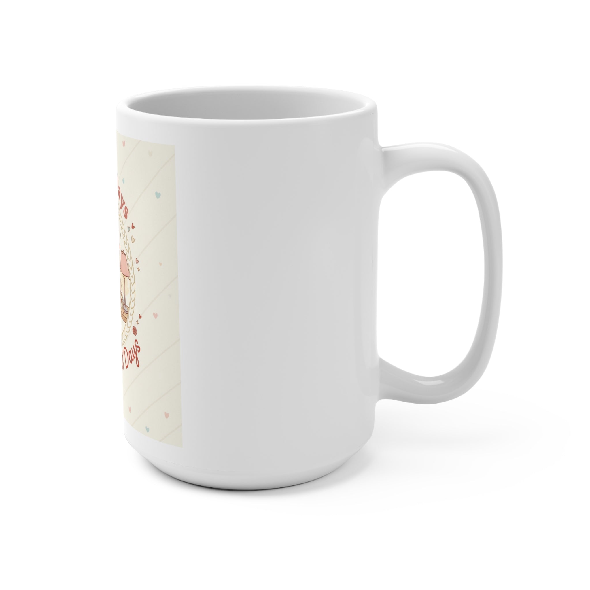 Library Days Are The Best Days Cat Mug 15oz