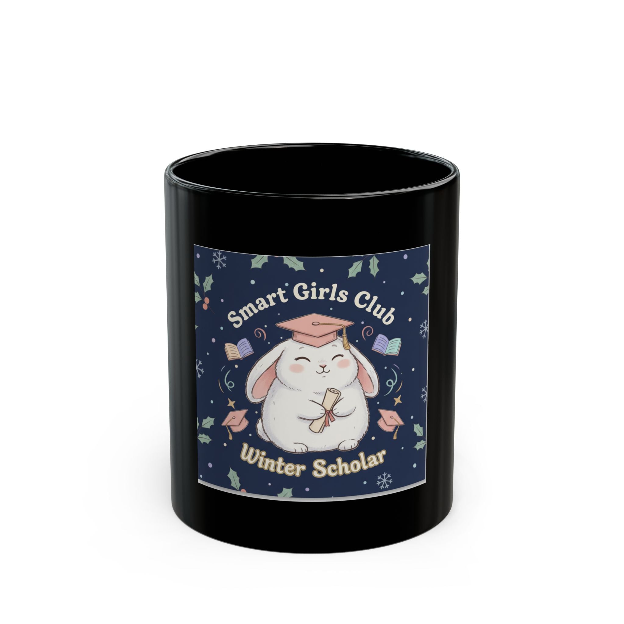 Bunny Black Mug 11oz – Smart Girls Club