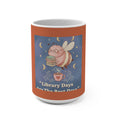 Bee Mug 15oz – Library Days Are the Best Days