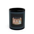 Cats With Glasses Black Mug 11oz – You Are Allowed to Grow Slowly